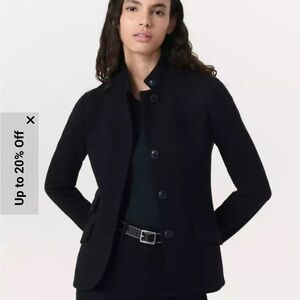 Rag & Bone Slade Japanese Wool Blazer - Black - Size 2